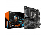 GIGABYTE B760 GAMING X, Socket 1700, Intel® B760 (14/13/12th Gen CPU), 10Phases, CPU iGPU, Dual 4xDDR5-7600, HDMI, DP, 1xPCIe X16 4.0, 3xPCIe X16 4.0, 4xSATA3, RAID, 3xM.2 4.0, ALC897 HDA 7.1, 1x2.5GbE LAN, 1xUSB-C 3.2 Gen2, 1xUSB3.2Gen2, 4xUSB 3.2(3A+1C)